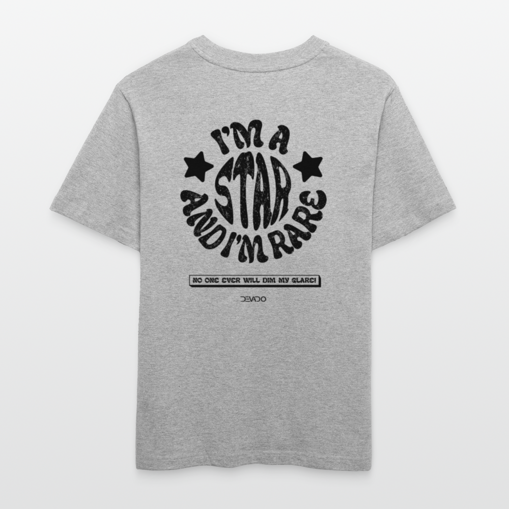 DEVADO T-Shirt "I'm a star" - heather grey