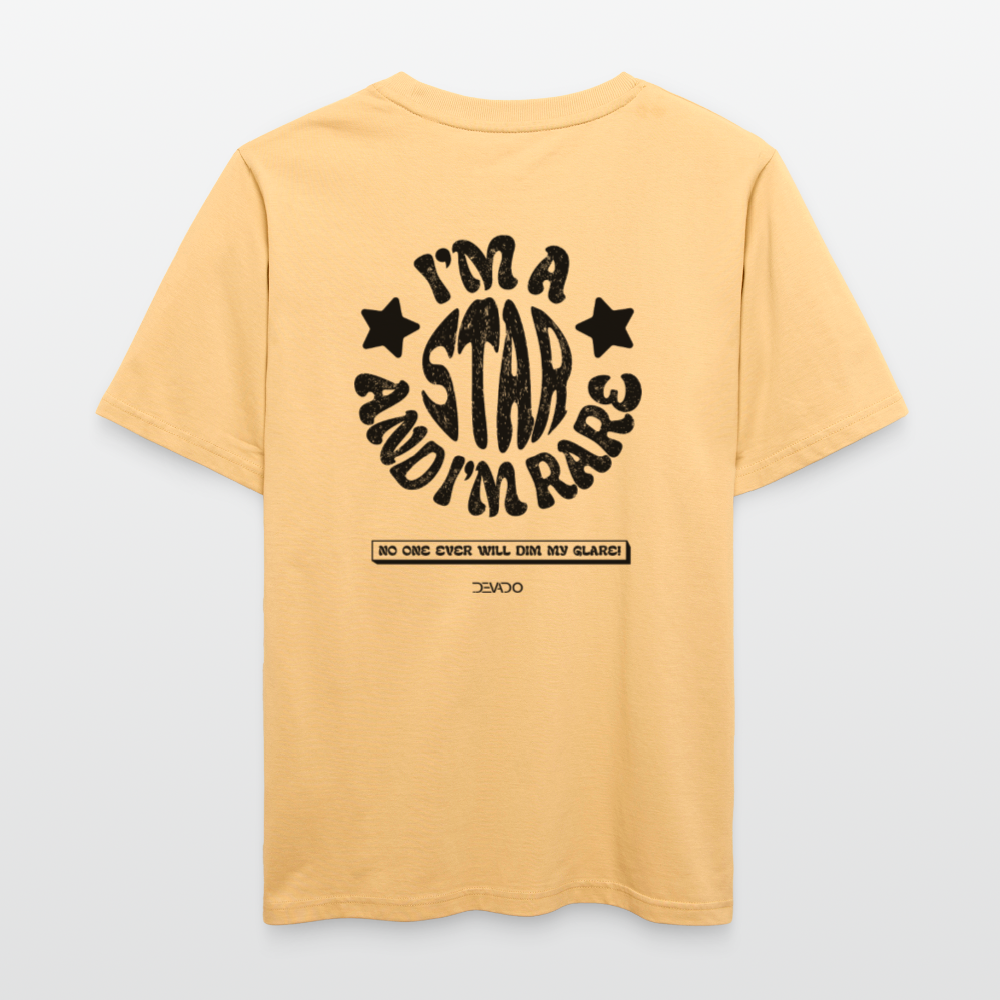 DEVADO T-Shirt "I'm a star" - washed yellow