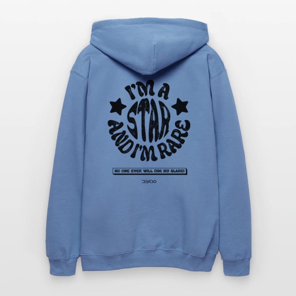 DEVADO Hoodie "I'm a star" - carolina blue