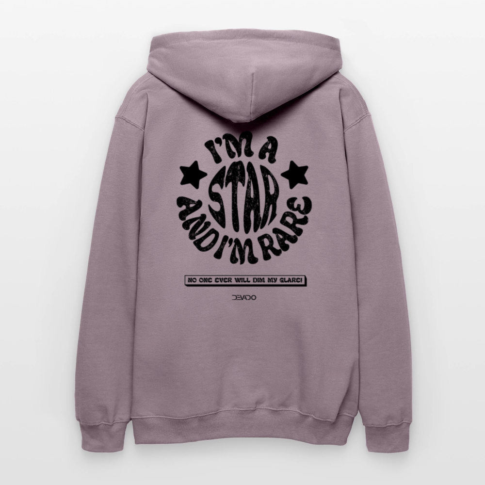 DEVADO Hoodie "I'm a star" - purple-grey 